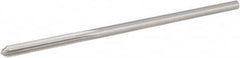 Hertel - 7/32" High Speed Steel 6 Flute Chucking Reamer - Straight Flute, 0.2075" Straight Shank, 1-1/4" Flute Length, 5" OAL - Benchmark Tooling