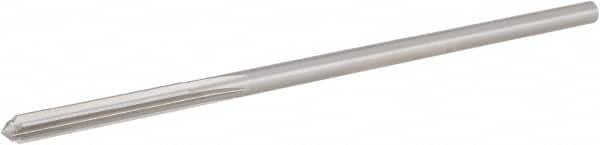 Hertel - 0.1685" High Speed Steel 6 Flute Chucking Reamer - Straight Flute, 0.1595" Straight Shank, 1-1/8" Flute Length, 4-1/2" OAL - Benchmark Tooling