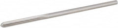 Hertel - #16 High Speed Steel Chucking Reamer - Straight Flute, 0.1704" Straight Shank, 1-1/8" Flute Length, 4-1/2" OAL - Benchmark Tooling
