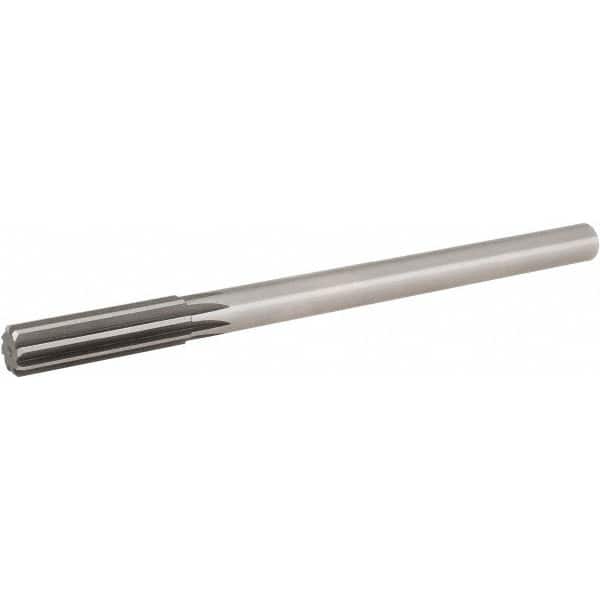 Hertel - 0.71" High Speed Steel 8 Flute Chucking Reamer - Benchmark Tooling