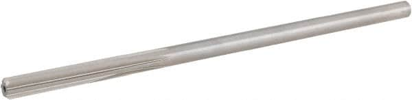 Hertel - 7/32" Cobalt 6 Flute Chucking Reamer - Straight Flute, Straight Shank, 1-1/4" Flute Length, 5" OAL - Benchmark Tooling