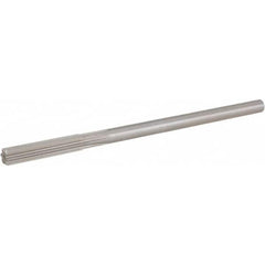 Hertel - 0.223" High Speed Steel 6 Flute Chucking Reamer - Straight Flute, 0.2173" Straight Shank, 1-1/2" Flute Length, 6" OAL - Benchmark Tooling