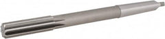 Chucking Reamer: 23/32″ Dia, 9″ OAL, 2-1/4″ Flute Length, Morse Taper Shank, High Speed Steel 8 Flute, RH