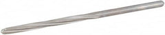 Hertel - #57 High Speed Steel 4 Flute Chucking Reamer - Spiral Flute, Straight Shank, 1/2" Flute Length, 1-3/4" OAL - Benchmark Tooling