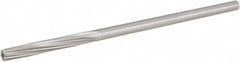 Hertel - 7/32" Cobalt 6 Flute Chucking Reamer - Spiral Flute, 0.2792" Straight Shank, 1-1/2" Flute Length, 6" OAL - Benchmark Tooling