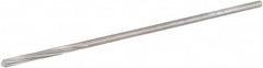Hertel - 3/32" Cobalt 4 Flute Chucking Reamer - Spiral Flute, 0.088" Straight Shank, 3/4" Flute Length, 3" OAL - Benchmark Tooling