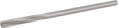 Hertel - 9/32" High Speed Steel 6 Flute Chucking Reamer - Spiral Flute, 1/4" Straight Shank, 1-1/2" Flute Length, 6" OAL - Benchmark Tooling