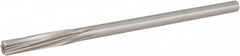 Chucking Reamer: 19/64″ Dia, 6″ OAL, 1-1/2″ Flute Length, Straight Shank, High Speed Steel 6 Flute, RH