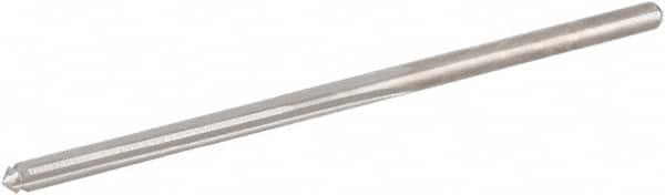 Hertel - #39 High Speed Steel 4 Flute Chucking Reamer - Straight Flute, Straight Shank, 7/8" Flute Length, 2-3/8" OAL - Benchmark Tooling