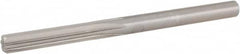 Hertel - 5/16" High Speed Steel 6 Flute Chucking Reamer - Straight Flute, 5/16" Straight Shank, 1-1/2" Flute Length, 4-1/2" OAL - Benchmark Tooling