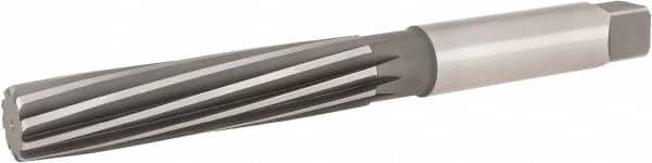 Hertel - 1-7/16" Diam, Straight Shank, 6.44" Flute, Hand Reamer - Benchmark Tooling