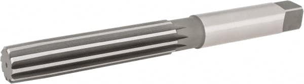 Hertel - 1-1/2" Diam, Straight Shank, 6-1/2" Flute, Hand Reamer - Benchmark Tooling