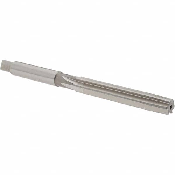 Hertel - 3/8" Diam, Straight Shank, 2-1/2" Flute, Hand Reamer - Benchmark Tooling