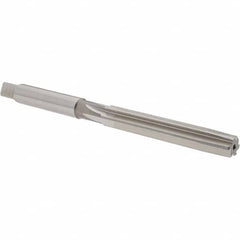 Hertel - 3/8" Diam, Straight Shank, 2-1/2" Flute, Hand Reamer - Benchmark Tooling
