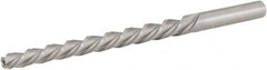 Hertel - #2 Pin, 0.2008" Diam, 0.1605" Small End, 13/64" Diam Straight Shank, 1-15/16" Flute, Taper Pin Reamer - Benchmark Tooling