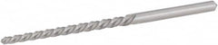 Hertel - #5/0 Pin, 0.0966" Diam, 0.0719" Small End, 7/64" Diam Straight Shank, 1-3/16" Flute, Taper Pin Reamer - Benchmark Tooling