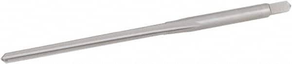 Hertel - #2/0 Pin, 0.1462" Diam, 0.1137" Small End, 5/32" Diam Straight Shank, 1-9/16" Flute, Taper Pin Reamer - Benchmark Tooling