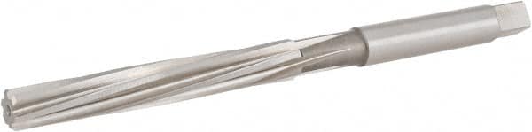 Hertel - 1/4" Diam, Straight Shank, 2" Flute, Hand Reamer - Benchmark Tooling