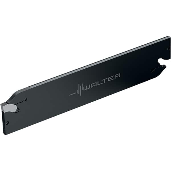Walter - 1.2598" Blade Height, 5.9055" OAL, Neutral Cut, Double End Indexable Cut-Off Blade - 30mm Max Depth of Cut, G2042 N Blade - Benchmark Tooling