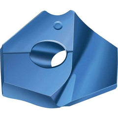 Walter - Series P6001, 31mm Diam Grade WPP45C Replaceable Drill Tip - Carbide, TiAlN/TiAl Finish - Benchmark Tooling