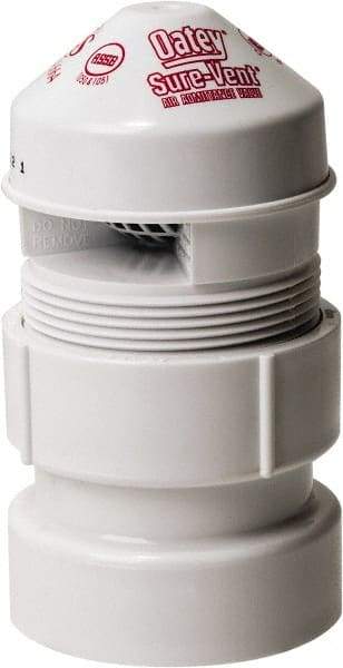 Oatey - Faucet Replacement Air Admittance Valve - PVC, Use with Up to 3" Vent Pipes - Benchmark Tooling