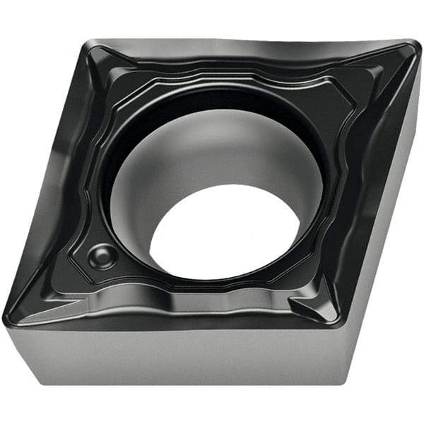 Walter - CCMT431 FM4 Grade WSM30S Carbide Turning Insert - 80° Diamond, 1/2" Inscr Circle, 3/16" Thick, 1/64" Corner Radius - Benchmark Tooling