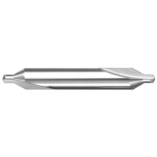#3 × 2″ OAL 60 Degree Carbide Plain Combined Drill and Countersink AlTiN - Exact Industrial Supply