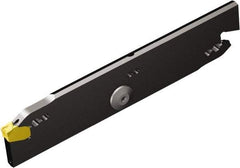 Sandvik Coromant - 1.02" Blade Height, 0.1053" Blade Width, 110mm OAL, Neutral Cut, Double End Indexable Cut-Off Blade - Corocut QD Series - Benchmark Tooling