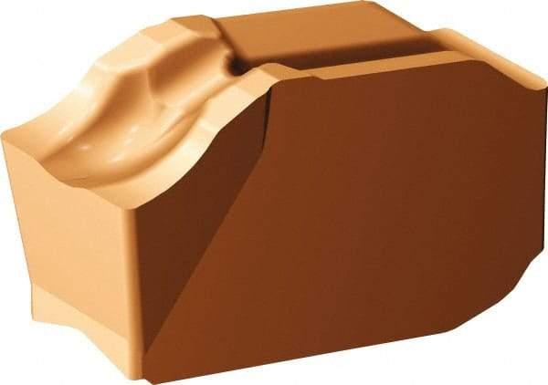 Sandvik Coromant - QD-NG CM Grade 1125, 3mm Cutting Width Carbide Cutoff Insert - 0.4mm Corner Radius, TiCrAlN/TiAlN Finish - Benchmark Tooling