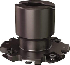 Seco - Shell Mount Connection, 0.8071" Cutting Width, 0.807" Depth of Cut, 3" Cutter Diam, 3/4" Hole Diam, 8 Tooth Indexable Slotting Cutter - R335.19 Toolholder, 335.19-1204 Insert - Benchmark Tooling