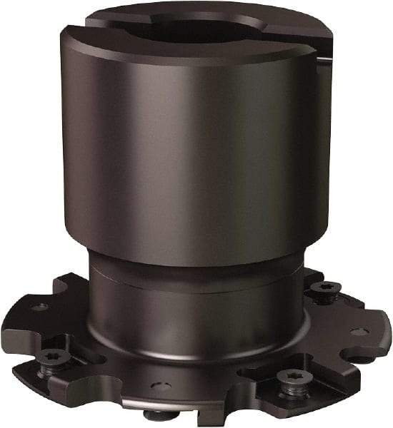 Seco - Shell Mount Connection, 0.5551" Cutting Width, 0.555" Depth of Cut, 2-1/2" Cutter Diam, 3/4" Hole Diam, 8 Tooth Indexable Slotting Cutter - R335.19 Toolholder, 335.19-1103 Insert - Benchmark Tooling