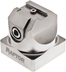 Raptor Workholding - 3/4" Jaw Width, 2-1/8" High x 2.07" Long x 2.07" Wide Dovetail Vise - For Use with 4 & 5 Axis Workholding Systems - Benchmark Tooling