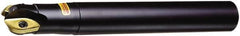 Sandvik Coromant - 32mm Cut Diam, 28.6mm Max Depth of Cut, 32mm Shank Diam, 250mm OAL, Indexable Ball Nose End Mill - 190mm Head Length, 32 Weldon Flat Shank, R216..Axx Toolholder - Benchmark Tooling