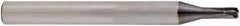 Niagara Cutter - 3/16", 4 Flute, Single End, Solid Carbide, 0.05" Corner Radius End Mill - 2-1/2" OAL, 20° Helix, Right Hand Flute, 3/16" LOC, Right Hand Cut, 9/16" Extended Reach - Benchmark Tooling