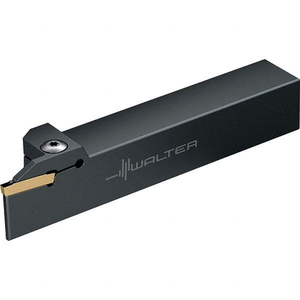 Walter - External Thread, 0.315" Max Depth of Cut, 0.0787" Min Groove Width, 121.5mm OAL, Right Hand Indexable Grooving Cutoff Toolholder - 12.7mm Shank Height x 12.7mm Shank Width, GX16-1E2/F2.. Insert Style, G1011 Toolholder Style - Benchmark Tooling