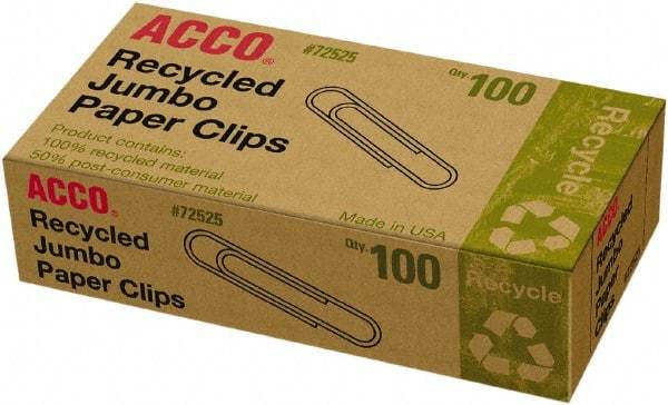 ACCO - 4-1/2" Wide Paper Fastener - Silver - Benchmark Tooling