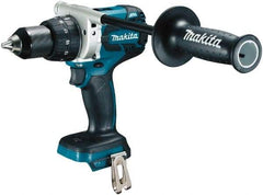 Makita - 18 Volt 1/2" Chuck Pistol Grip Handle Cordless Drill - 0-400 & 0-1500 RPM, Keyless Chuck, Reversible, Lithium-Ion Batteries Not Included - Benchmark Tooling