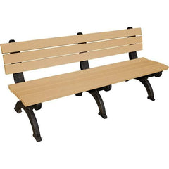 Vestil - 6' Long x 29" Wide, Recycled Plastic Bench Seat - Benchmark Tooling