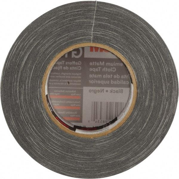 3M - 3" x 50m Black Gaffers Tape - 11 mil, Rubber Adhesive, Cotton Cloth Backing, Series GT3 - Benchmark Tooling