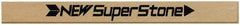 Value Collection - Flat Ceramic Finishing Stick - 40mm Long x 1mm Wide x 4mm Thick, 180 Grit - Benchmark Tooling