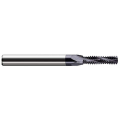 Harvey Tool - 8-32 Internal 32 TPI 3/16" Shank 3-Flute Solid Carbide Helical Flute Thread Mill - Exact Industrial Supply