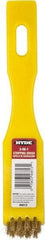 Hyde Tools - Wire Surface Preparation Brush - 2-1/2" Bristle Length, Nylon Handle - Benchmark Tooling