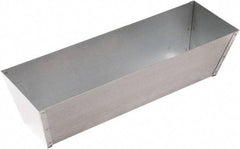 Hyde Tools - 12" Mud Hawk/Pan for Drywall/Plaster Repair - Galvanized Steel - Benchmark Tooling