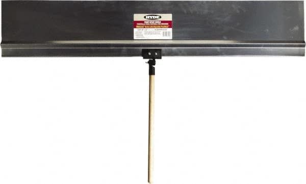 Hyde Tools - 48" Wide Flexible Blade Aluminum Painters Assistant - Stiff, Wood Handle - Benchmark Tooling