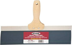 Hyde Tools - 14" Wide Flexible Blade Steel Joint Knife - Flexible, Hardwood Handle - Benchmark Tooling