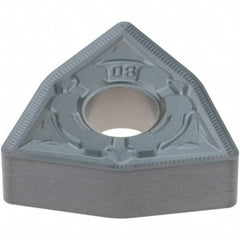 Tungaloy - WNMG432 HRM Grade AH8005 Carbide Turning Insert - AlTiN Finish, 80° Trigon, 1/2" Inscr Circle, 3/16" Thick, 1/32" Corner Radius - Benchmark Tooling