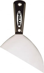 Hyde Tools - 6" Wide Point Edge Blade Steel Joint Knife - Stiff, Nylon Handle - Benchmark Tooling