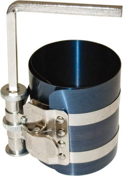 OEM Tools - Piston Ring Compressor - 3-1/2" High x 6.7" Long, For Use with Passenger & Light Trucks - Benchmark Tooling