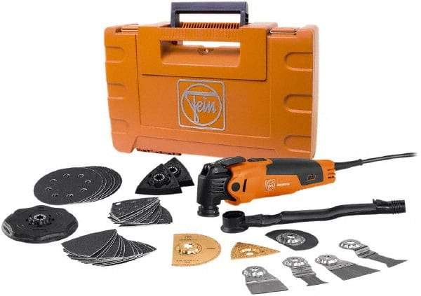 Fein - 120 Volt Electric Multi-Tool Kit - 10,000 to 19,500 RPM, 3 Amps - Benchmark Tooling