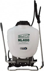 Smith Performance Sprayers - 4 Gal Chemical Safe Garden Backpack Sprayer - Polyethylene Tank, Wide Mouth, Reinforced Hose - Benchmark Tooling